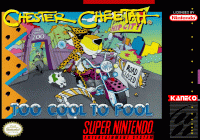 Chester Cheetah Too Cool to Fool Super Nintendo  box art